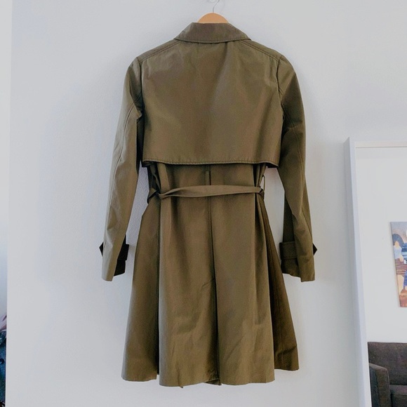 Sold - Zara DOUBLE-BREASTED BUTTONED TRENCH COAT - Picture 8 of 8